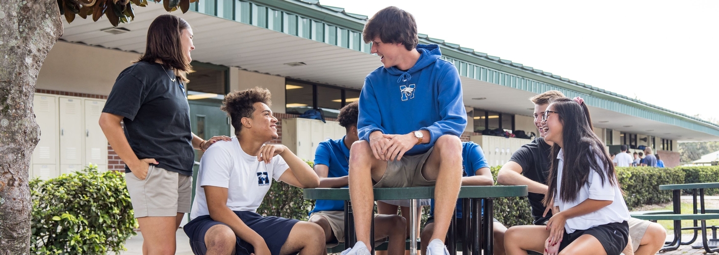 High School Courtyard
